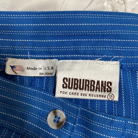 Vintage Suburbans made in the USA size 16 shorts - Picture 6 of 7
